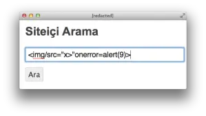 HTML injection payload with anti-regex