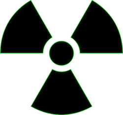 Radioactive symbole