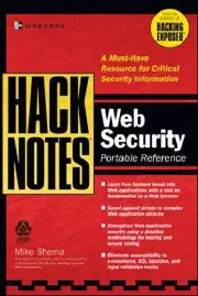 Hack Notes: Web Security book cover