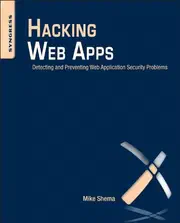 Hacking Web Apps book cover