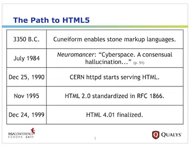 The Path to HTML5